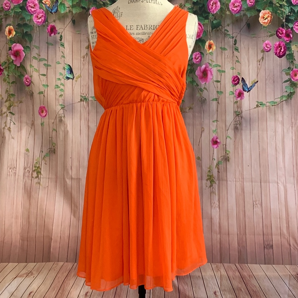 H&M orange Dress  Size 2